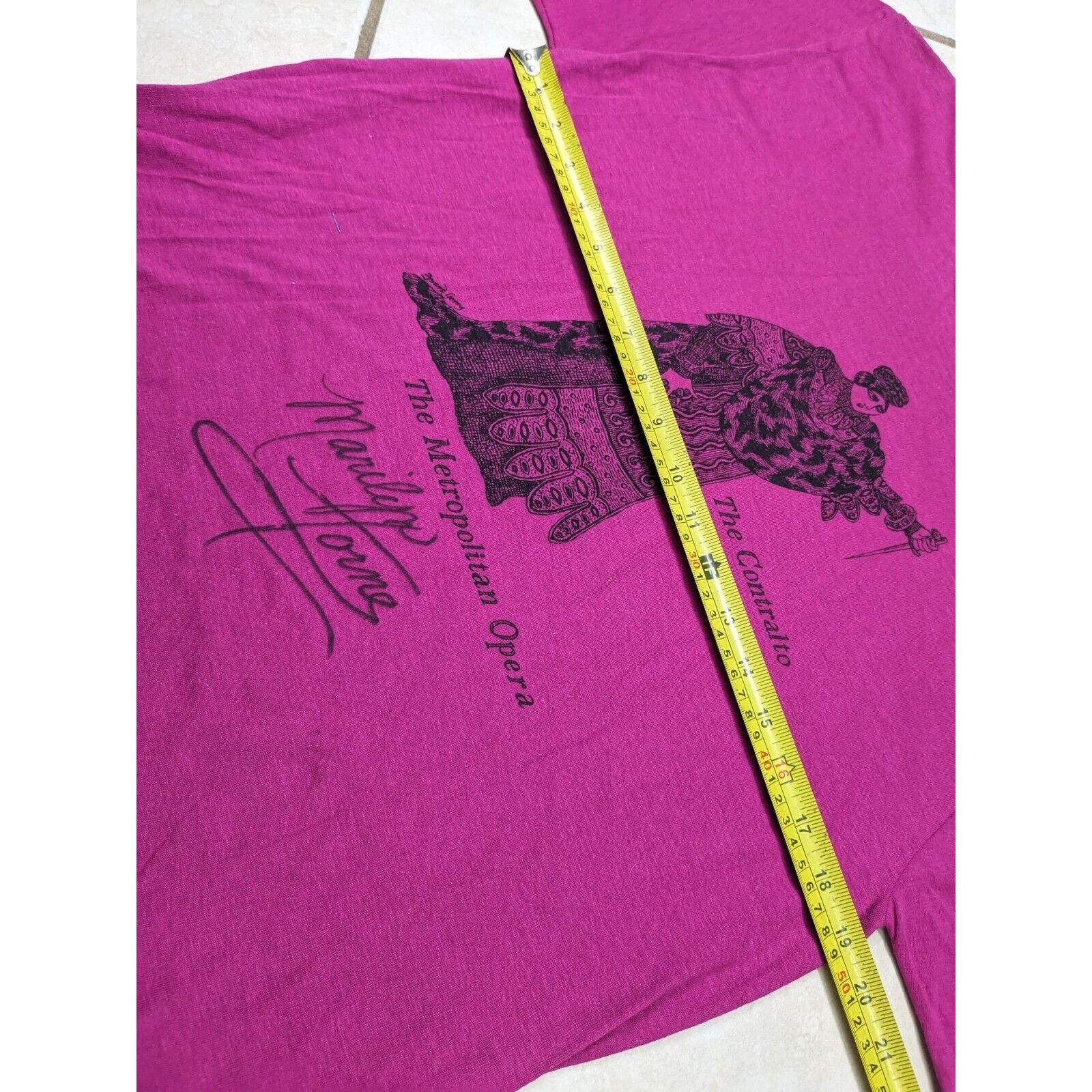 Other Edward Gorey New York Met Opera TShirt MARILYN HORNE SIGNED Size US XL / EU 56 / 4 - 6 Thumbnail