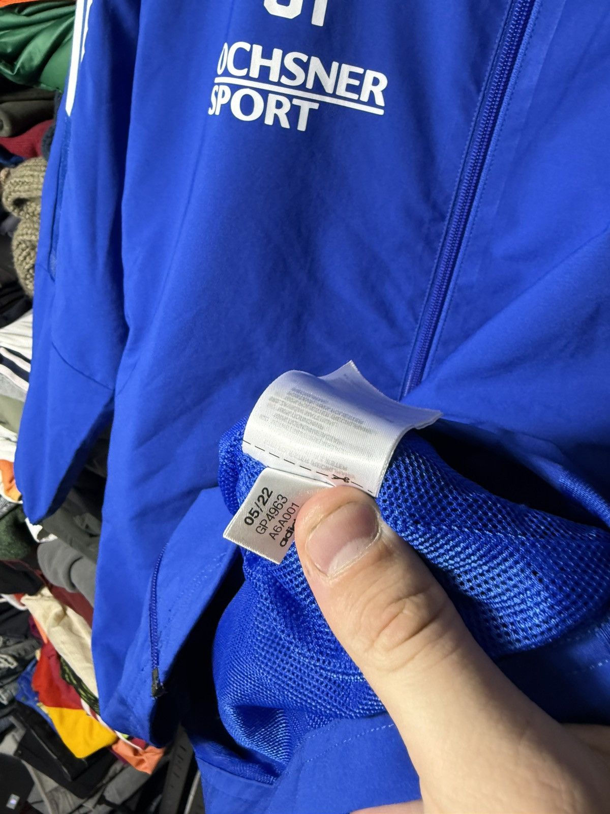 Adidas Adidas Grasshopper Zurich Jacket Blue Football Soccer Zip Size US M / EU 48-50 / 2 - 9 Thumbnail