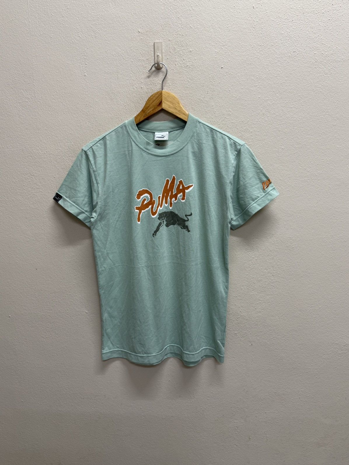 Puma Vintage Puma Biglogo Tshirt Size US S / EU 44-46 / 1 - 3 Thumbnail