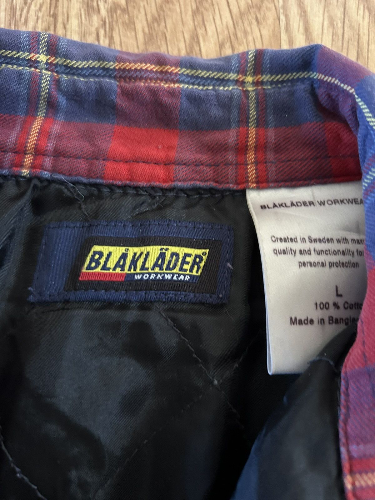 Flannel × Vintage Vintage Quilt Lined Flannel from BlakLader Size US L / EU 52-54 / 3 - 4 Thumbnail