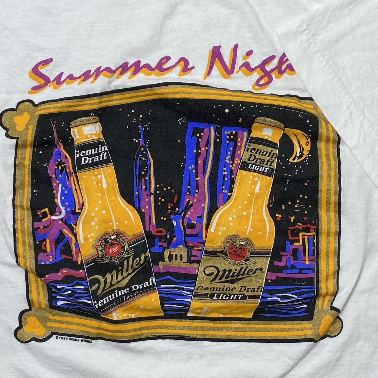 Other Vintage Miller Beer White Alcohol Promo Tee Size XL Size US XL / EU 56 / 4 - 3 Thumbnail