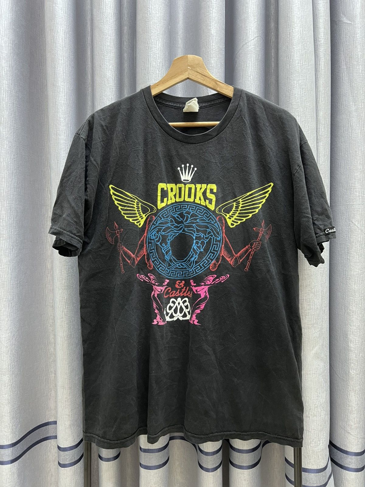 Stussy Thrashed Faded Crooks Castles Streetwear Tee Size US L / EU 52-54 / 3 - 1 Thumbnail