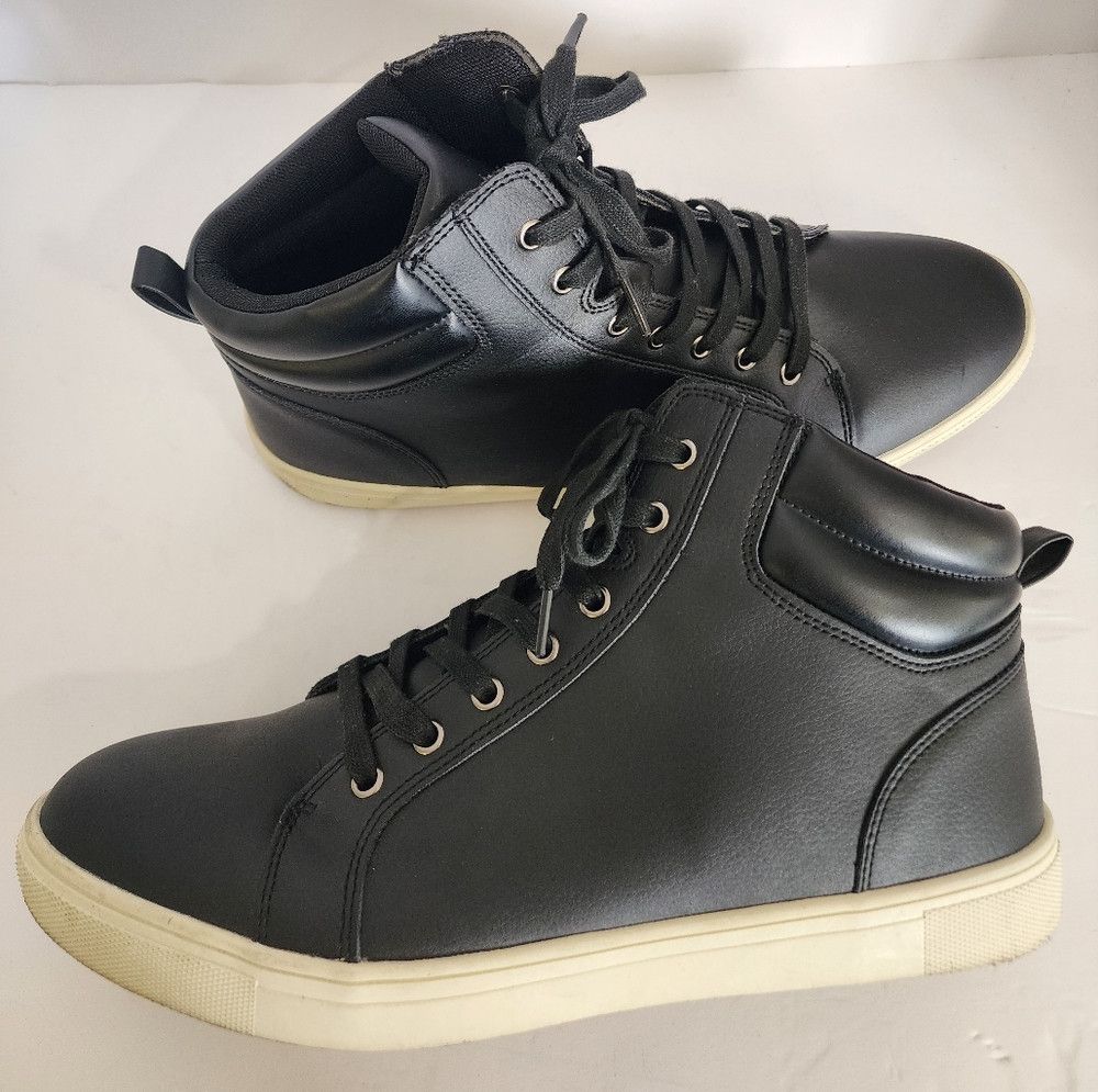 Sneakerboy Goodfellow & Co Men's Black High-Top Lace-Up Sneaker Size US 12 / EU 45 - 5 Thumbnail