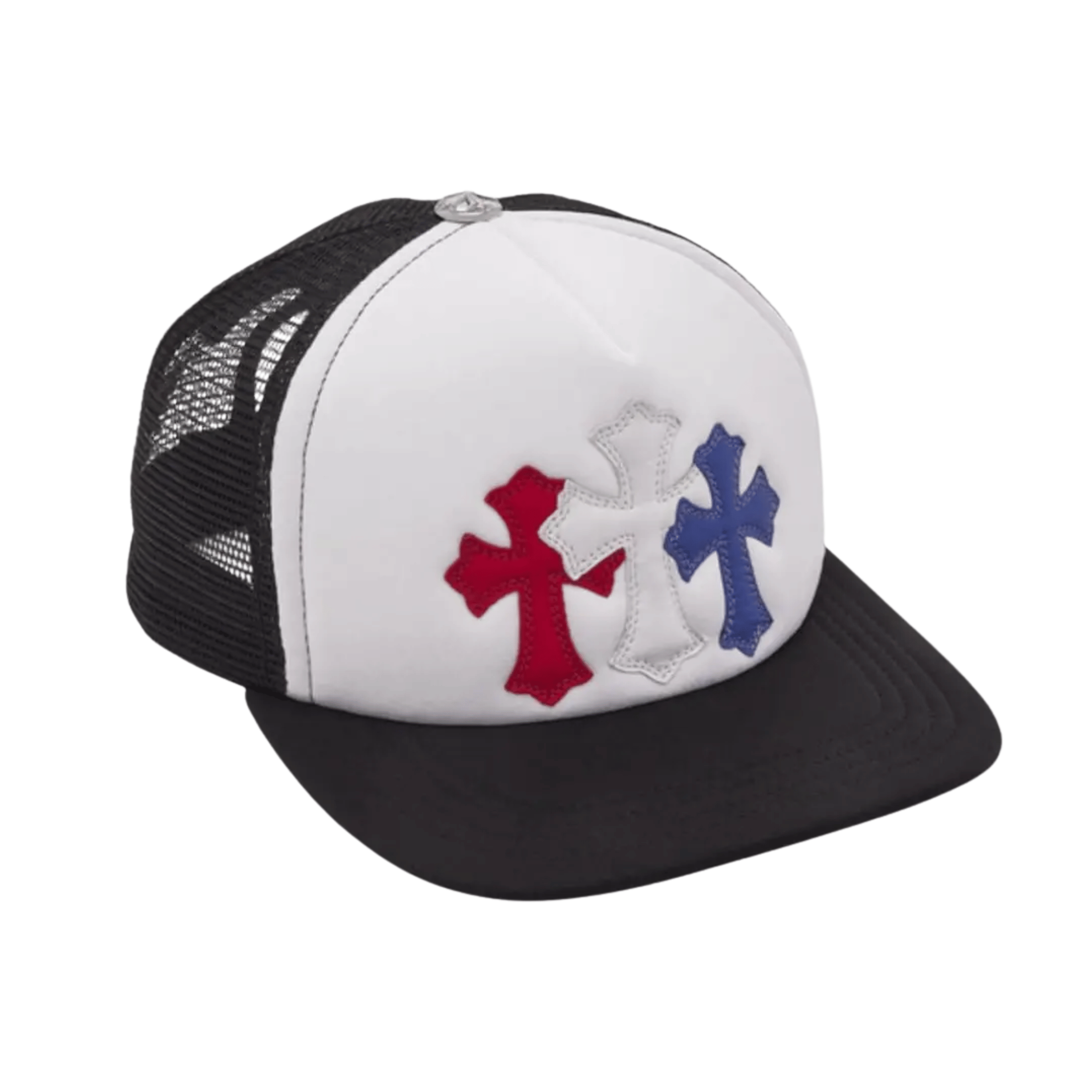 Chrome Hearts CHROME HEARTS Trucker Hat Leather Cross Patches Size ONE SIZE - 6 Thumbnail