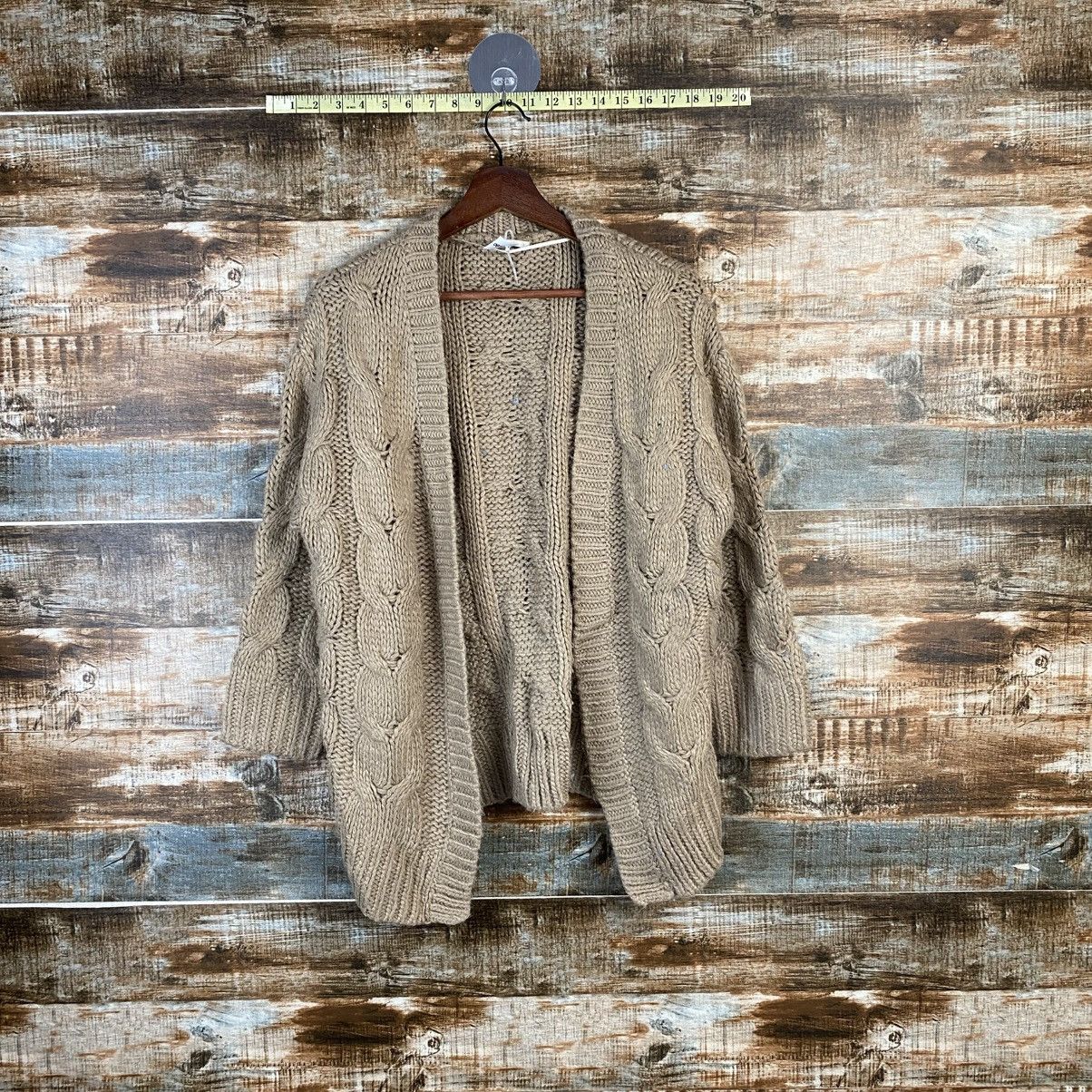 Vintage DL GU Beige Cardigan crochet Knitwear #C1180 Size S / US 4 / IT 40 - 1 Thumbnail