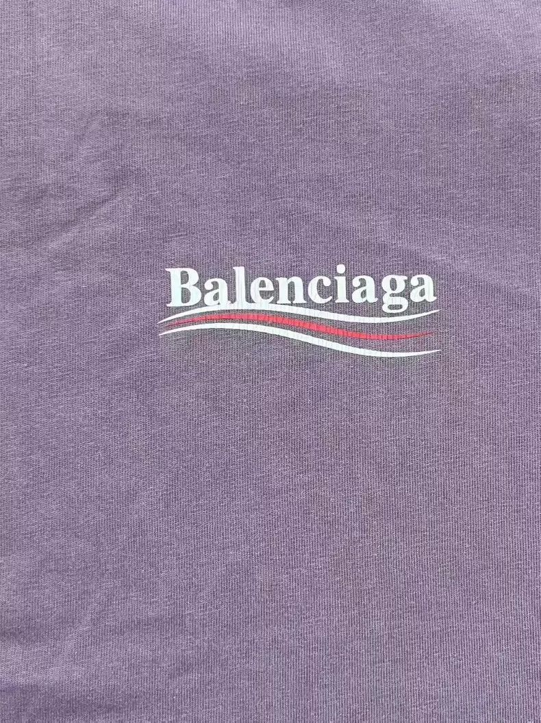 Balenciaga Balenciaga Solid Letter Crew Neck T-Shirt Regular Fit Men' Size US M / EU 48-50 / 2 - 2 Thumbnail