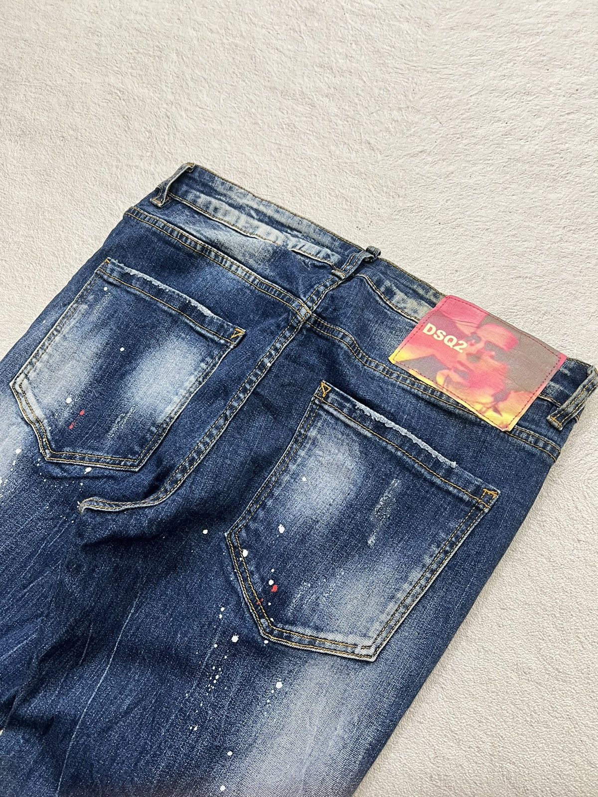 Hysteric Glamour × Undercover 2000s Dsquared2 Y's Distressed Skinny Jeans y2k Lgb Ifsix Size US 30 / EU 46 - 5 Thumbnail