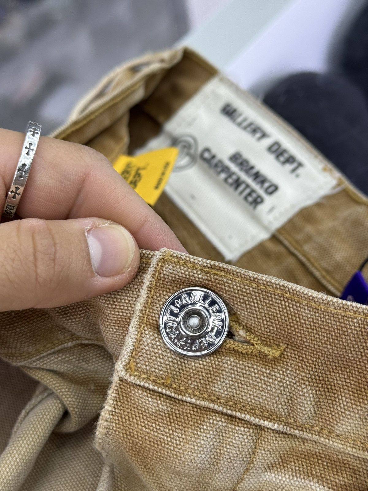 Gallery Dept. Gallery Dept Branko Carpenter Denim Jeans Tan Size US 30 / EU 46 - 10 Thumbnail