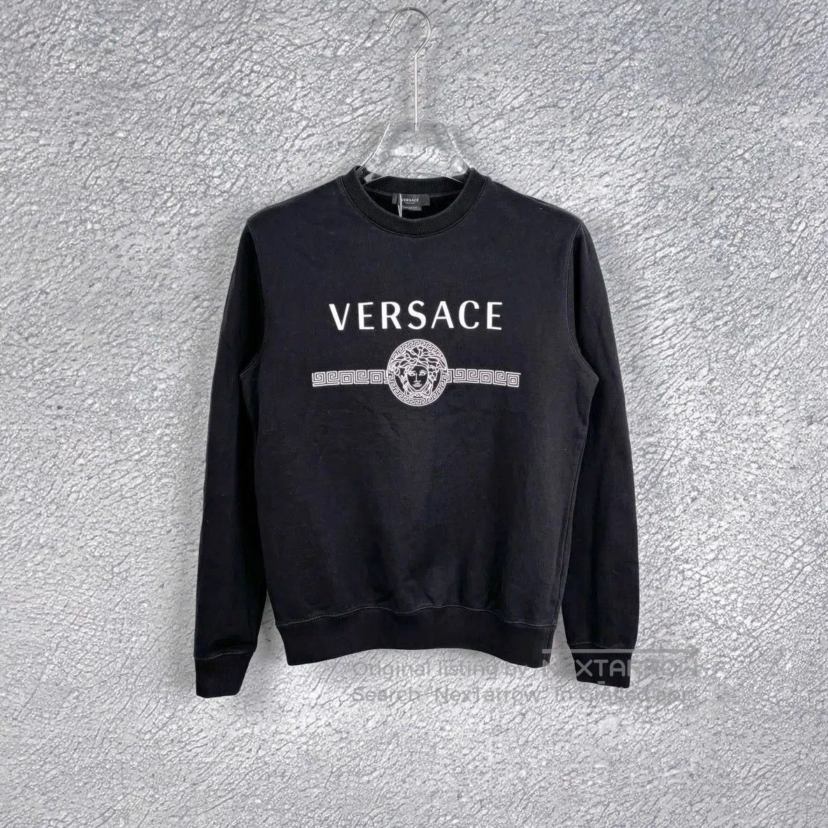 Versace versace black medusa logo crewneck sweatshirt. Size US S / EU 44-46 / 1 - 1 Thumbnail