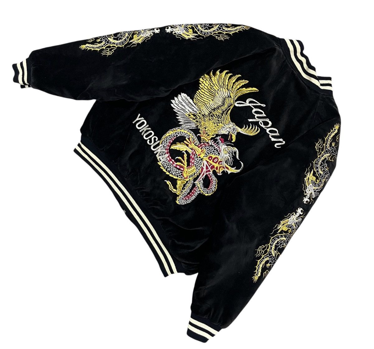Japanese Brand Bomber jacket sukajan japan yokosuka souvenir velvet Size US L / EU 52-54 / 3 - 10 Thumbnail