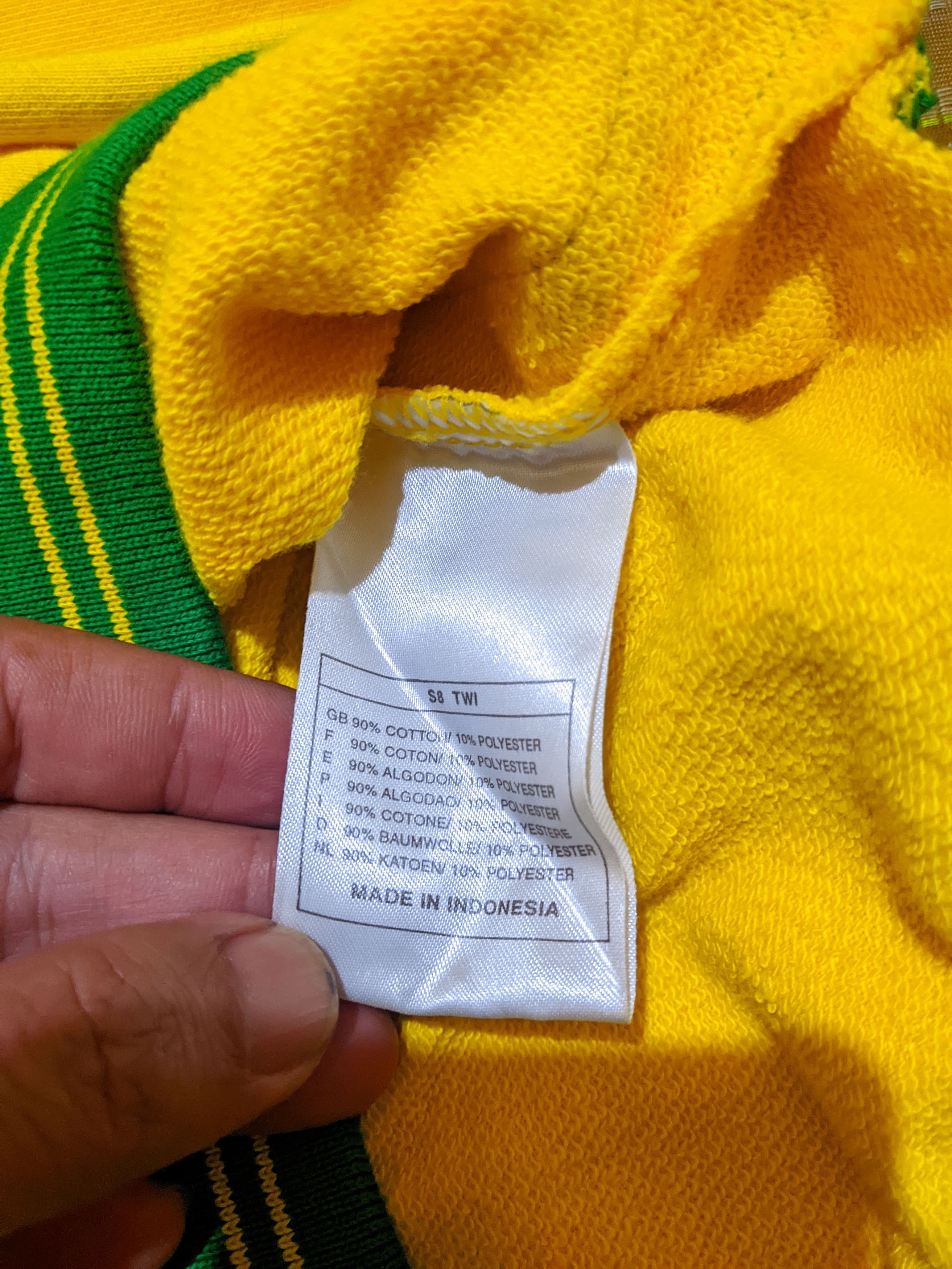 Nike BRAZIL 1998 TRAINING SIZE L SWEATSHIRT TRACKSUIT JACKET Size US L / EU 52-54 / 3 - 4 Thumbnail
