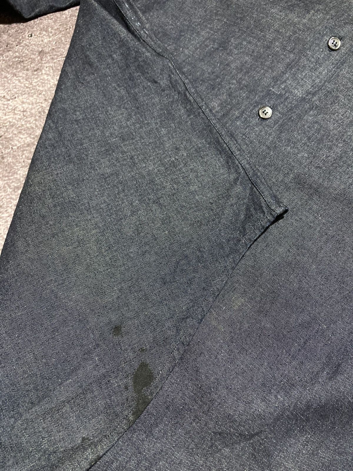Helmut Lang Helmut Lang 1999 Men's Shirt L Blue Cotton Denim Parachute Size US L / EU 52-54 / 3 - 6 Thumbnail