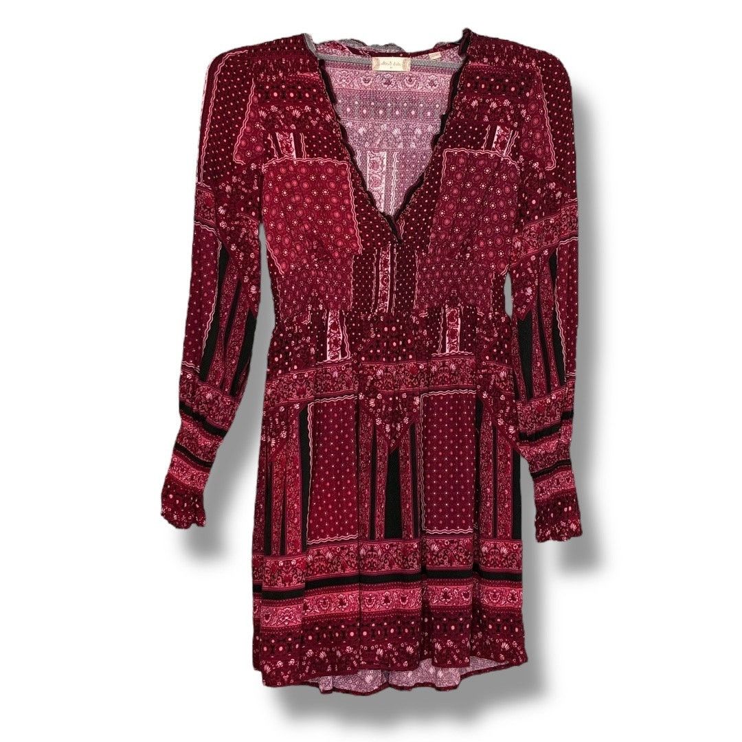 Other Altar'd State boho patchwork peasant dress size medium Size M / US 6-8 / IT 42-44 - 3 Thumbnail