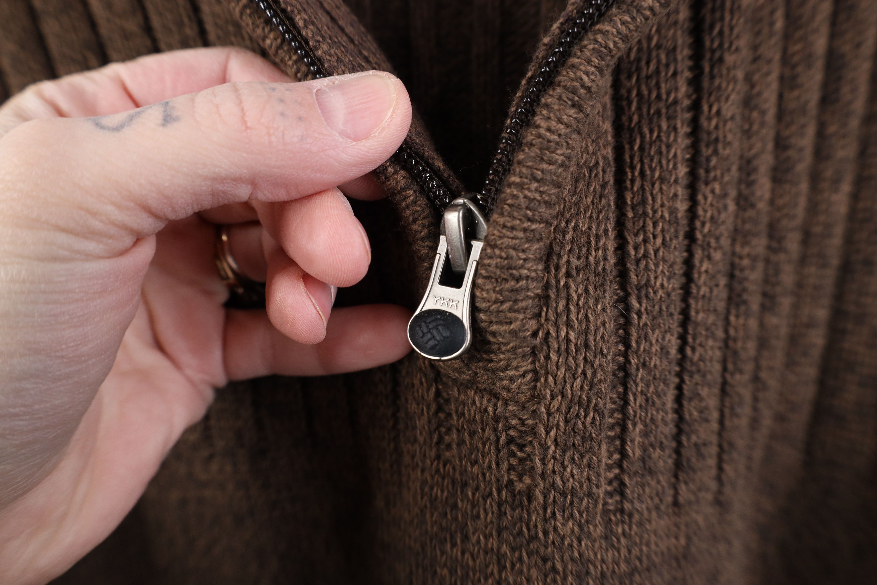 Columbia Vintage Columbia Heavy Ribbed Knit 1/4 Half Zip Sweater Size US L / EU 52-54 / 3 - 5 Thumbnail
