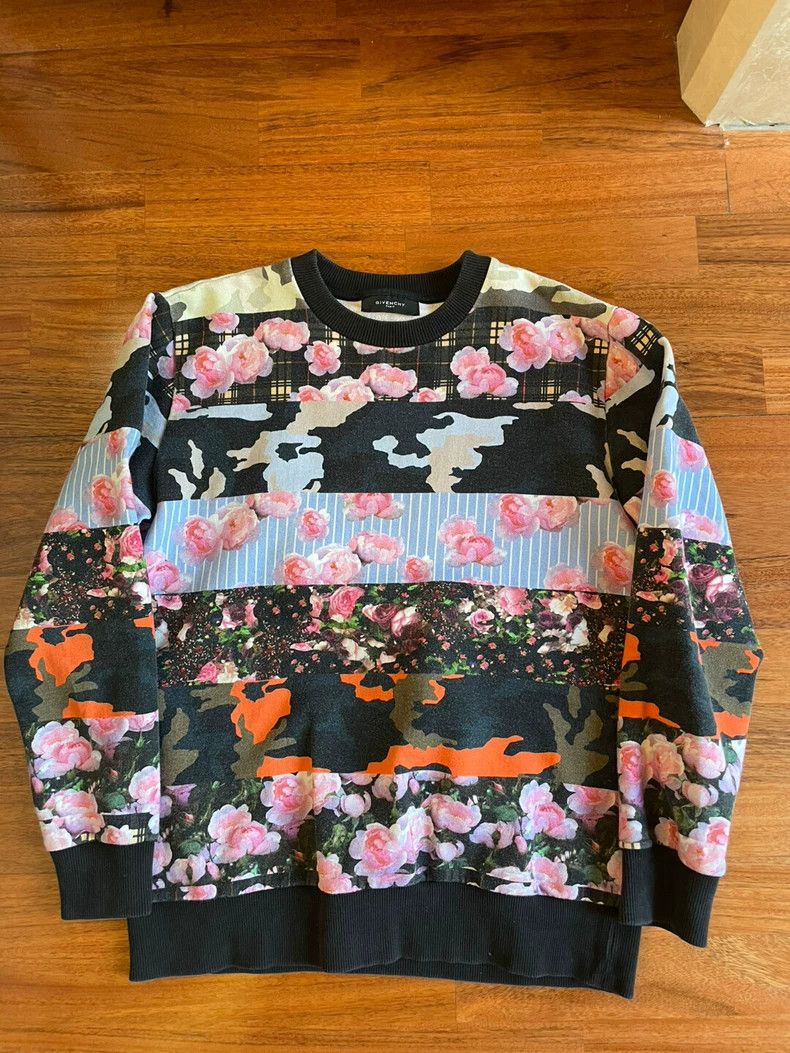 Givenchy Givenchy 14ss Flower Patchwork Hoodie, Size S Size US S / EU 44-46 / 1 - 1 Thumbnail