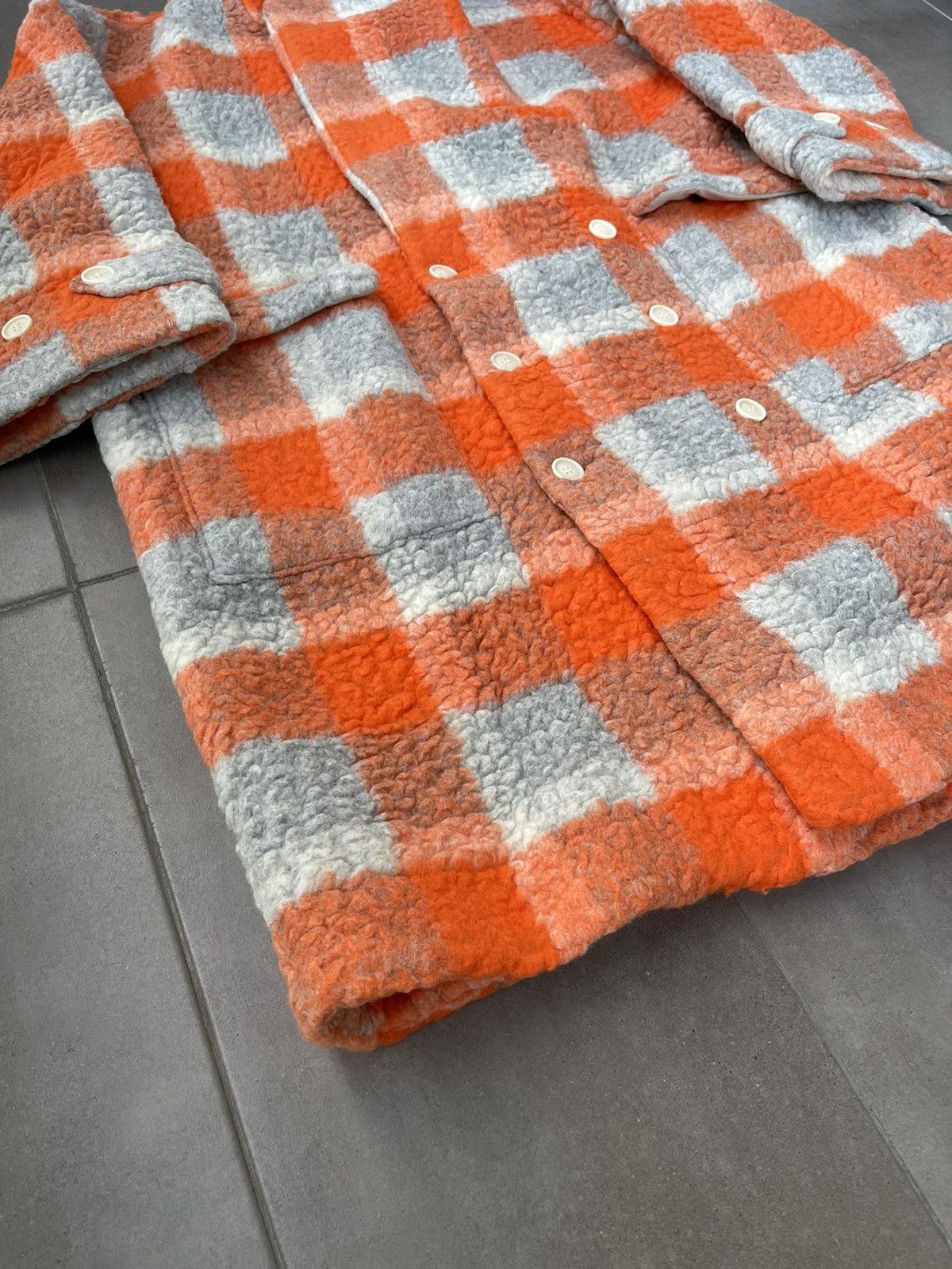 Henrik Vibskov !DS! AW22 Henrik Vibskov Checkered Ahoy Long Coat Size US XL / EU 56 / 4 - 13 Thumbnail