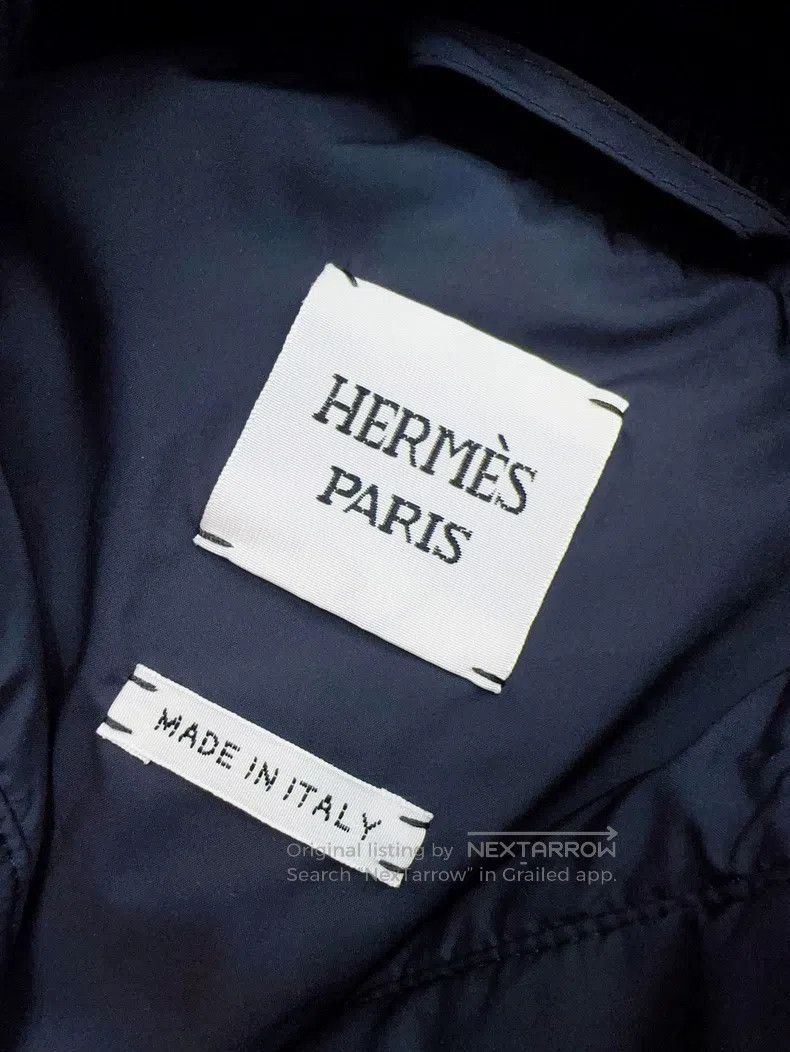 Hermes Hermes Dark Blue Plaid Cotton Vest Jacket Size XS / US 0-2 / IT 36-38 - 4 Thumbnail
