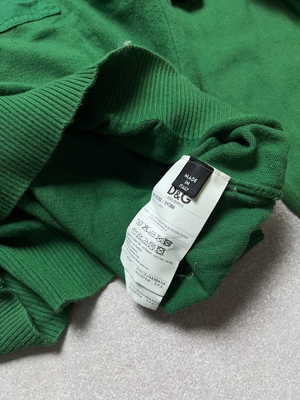 Dolce & Gabbana × Vintage Vintage Dolce & Gabbana Green Sweater XL Size US XL / EU 56 / 4 - 6 Thumbnail