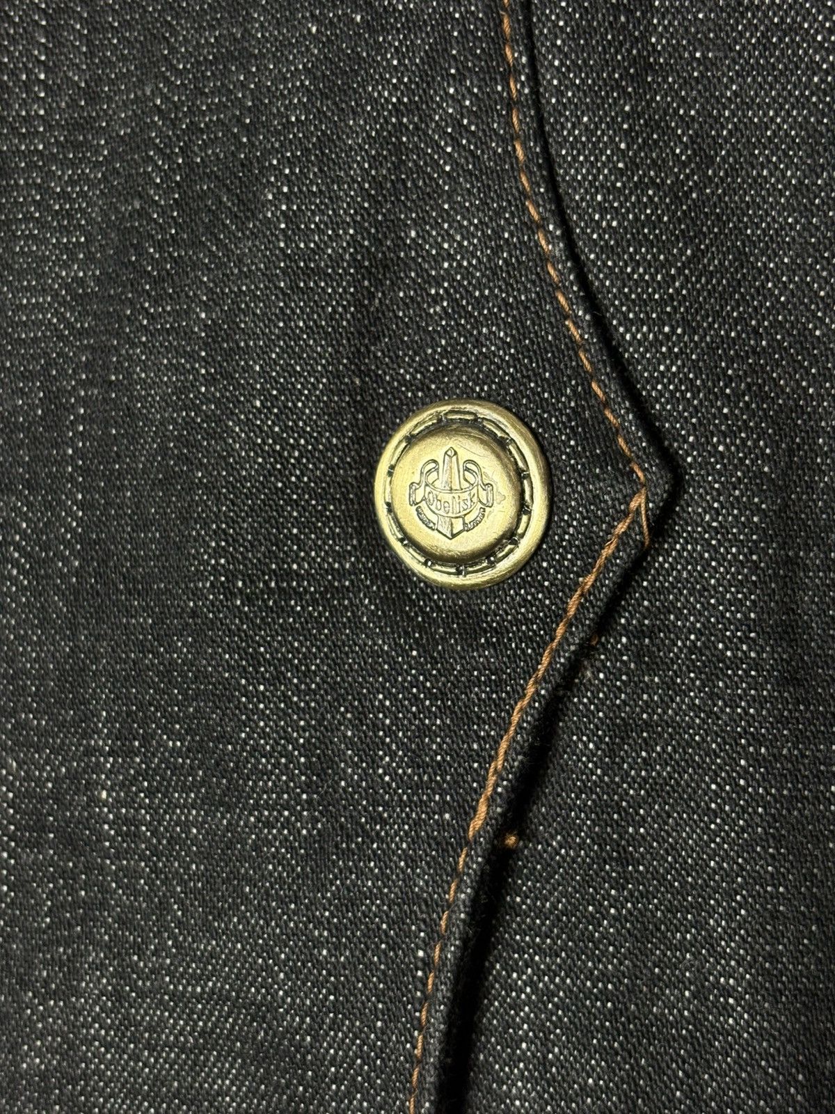 Japanese Brand Obelisk Multi Pocket Denim Jacket Size US S / EU 44-46 / 1 - 10 Thumbnail
