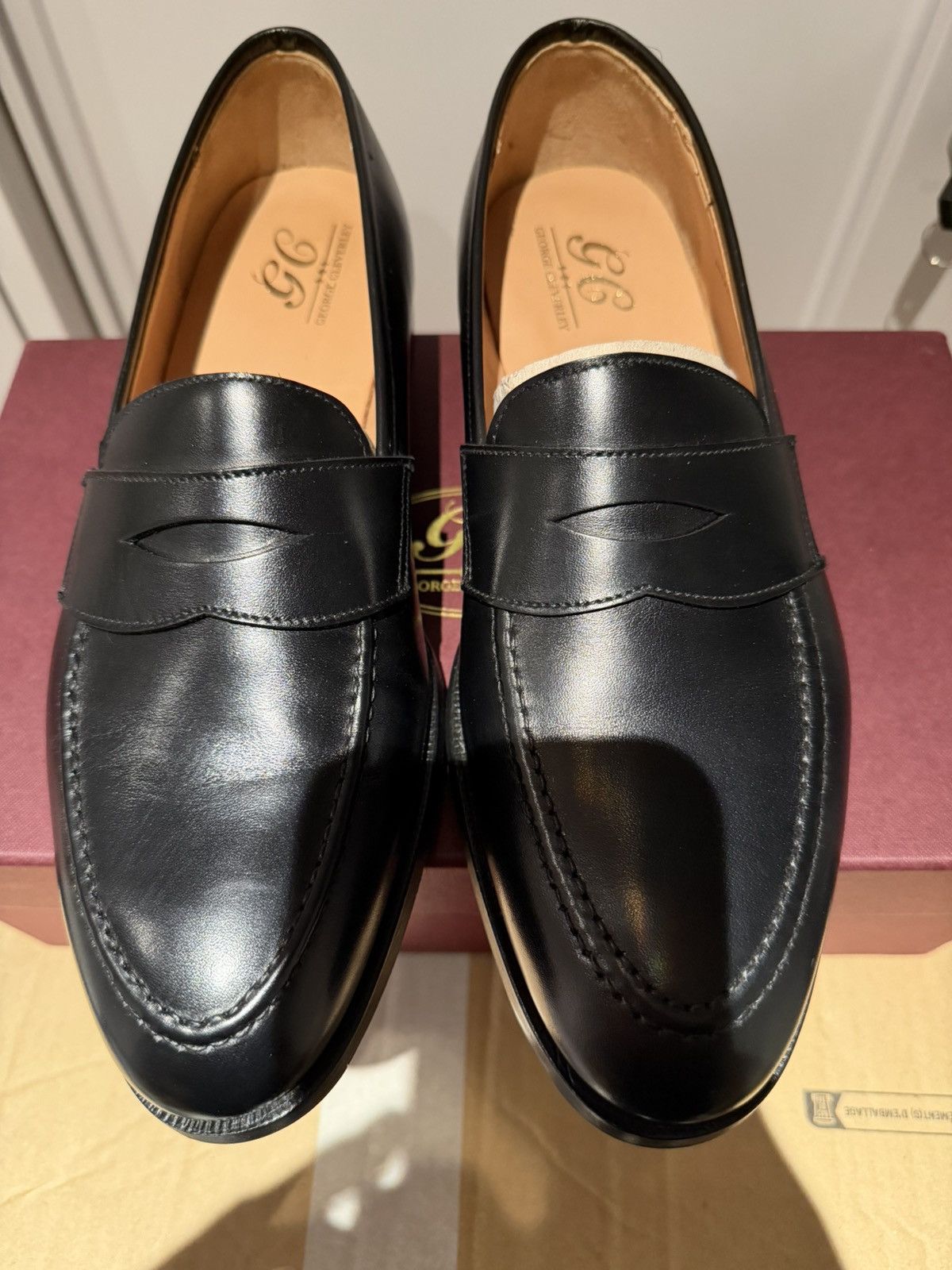 George Cleverley George Cleverley Bradley 2 Calfskin Loafers Size US 9.5 / EU 42-43 - 4 Thumbnail