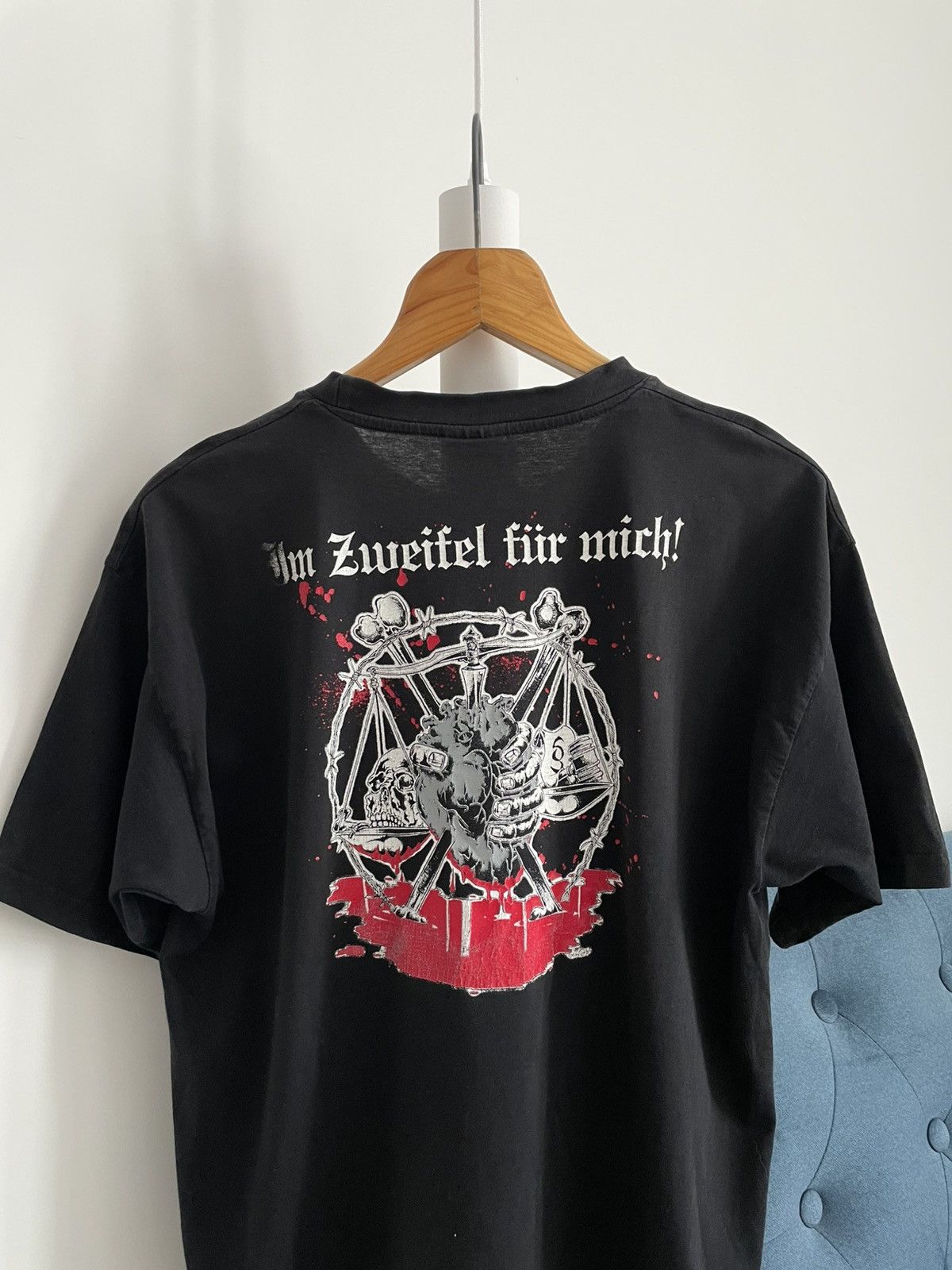 Band Tees Vintage Krawall Bruder 1990’s Band Rock T-Shirt Black RARE Size US L / EU 52-54 / 3 - 3 Thumbnail