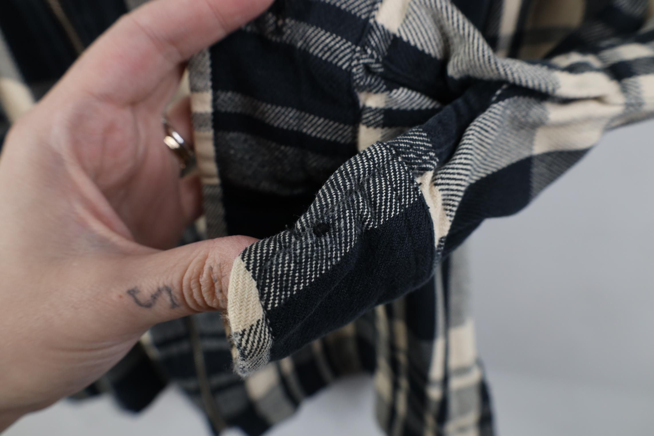 Polo Ralph Lauren Vintage 90s Ralph Lauren Spell Out Flannel Shirt Zip Jacket Size M / US 6-8 / IT 42-44 - 12 Thumbnail