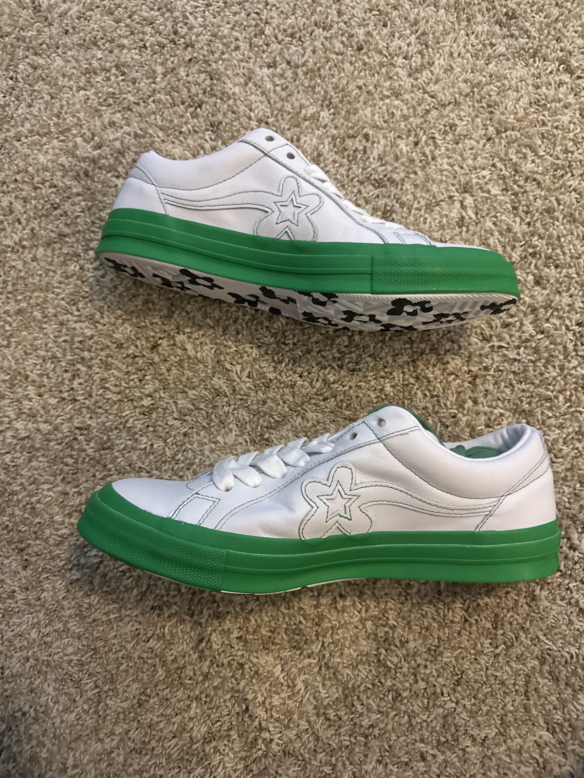 Golf Wang Golf le fleur Converse white and green sneaker Size US 9.5 / EU 42-43 - 1 Thumbnail