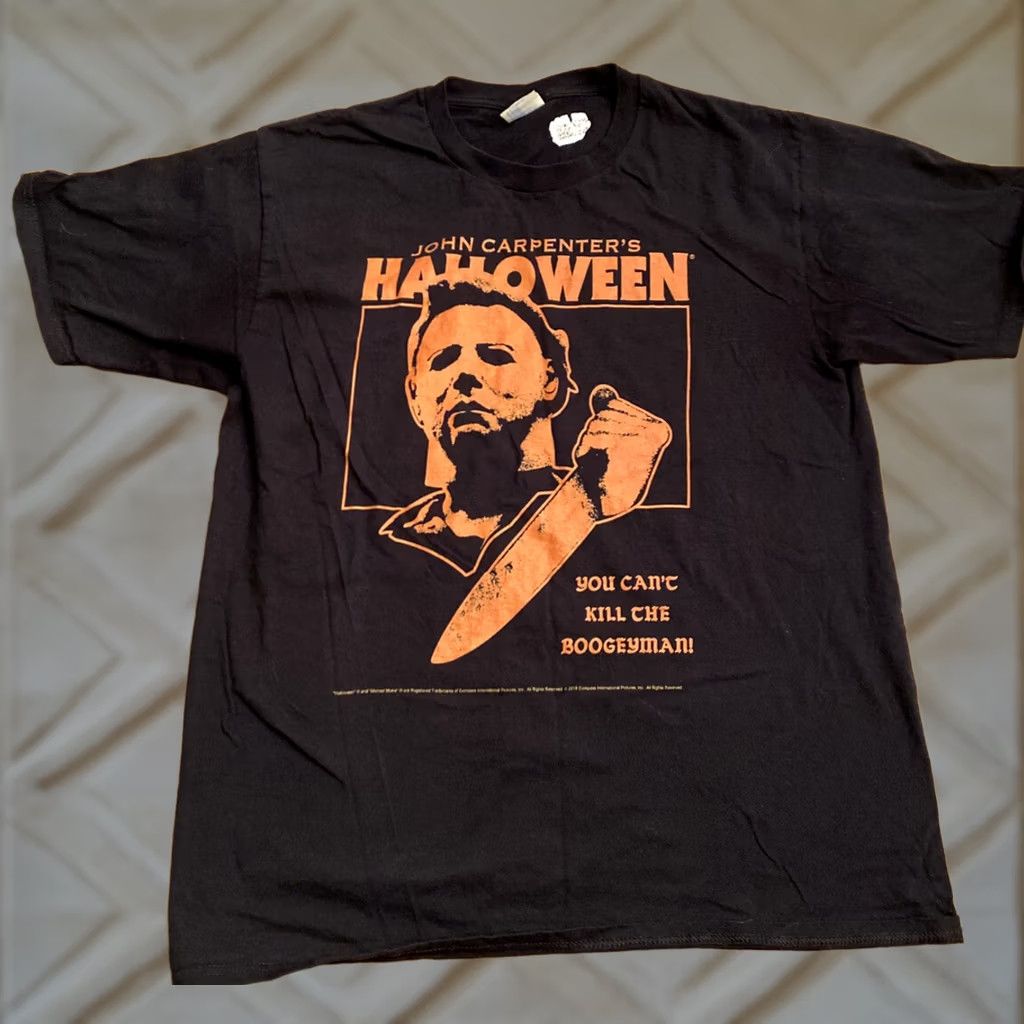 Vintage John Carpenter’s Halloween You Can’t Kill The Boogeyman Med Shirt T-Shirt Men M Black Halloween Size US M / EU 48-50 / 2 - 1 Thumbnail
