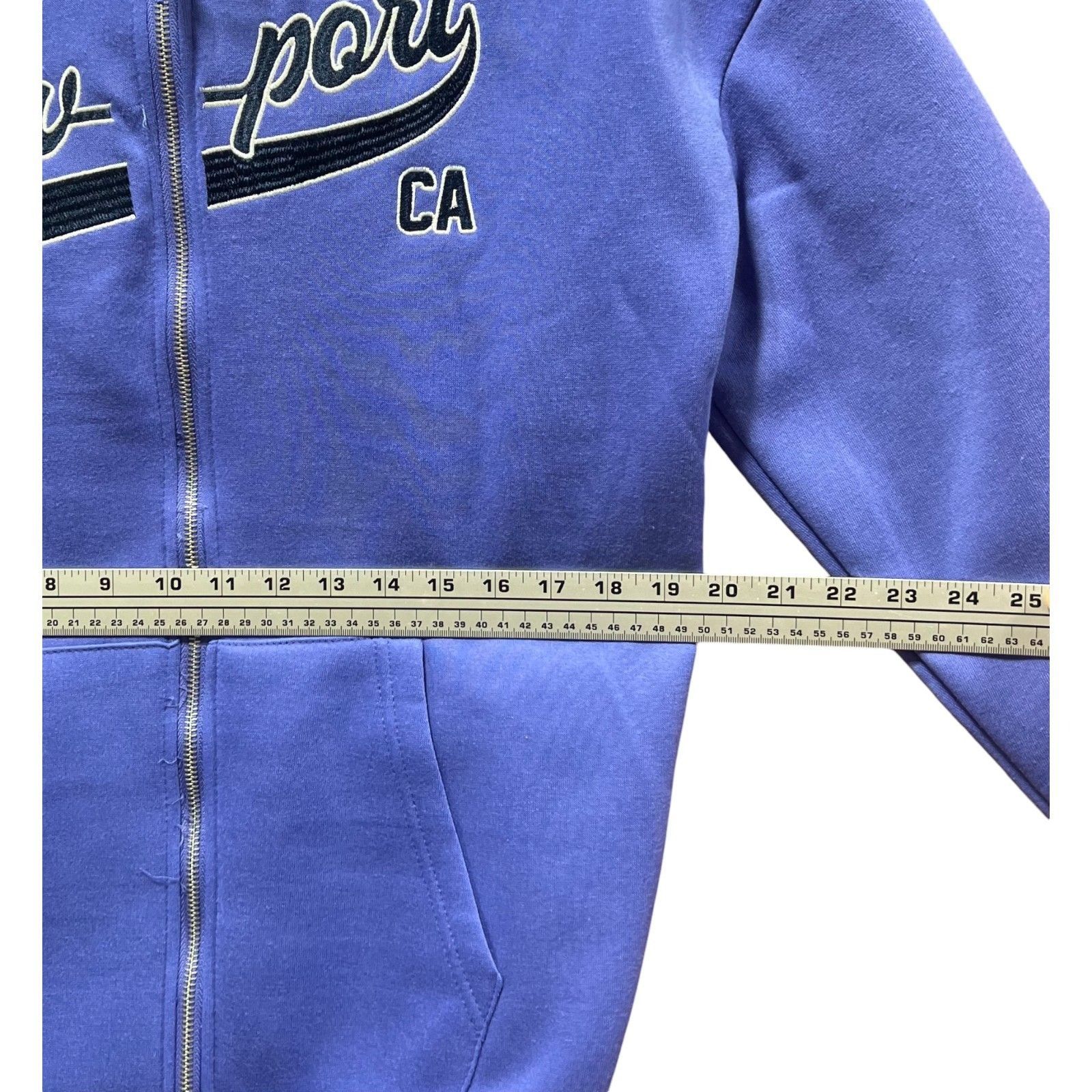rue21 Rue 21 - Men's Long Sleeve Hooded Sweatshirt - Purple - Smal Size US S / EU 44-46 / 1 - 3 Thumbnail