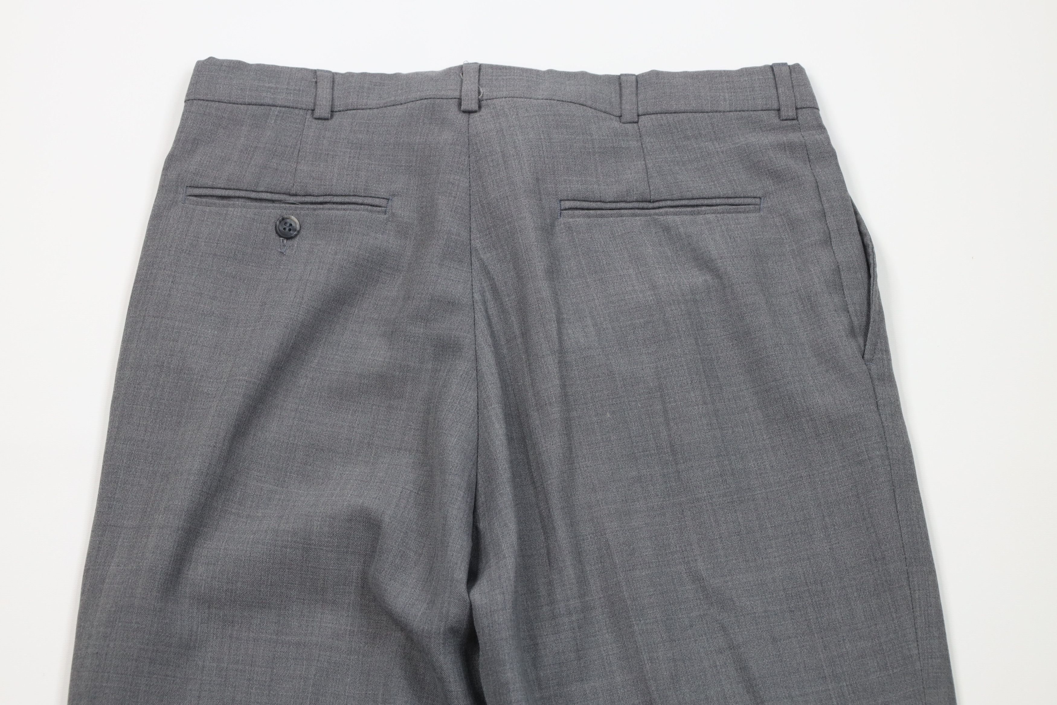 Vintage Vintage 70s Streetwear Knit Chambray Wide Leg Pants USA Size US 32 / EU 48 - 9 Thumbnail