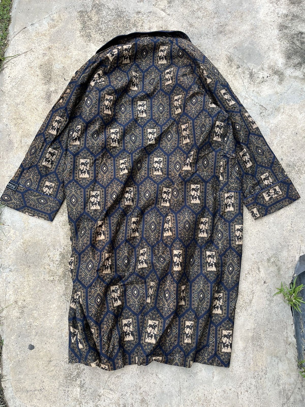 Burberry × Burberry Prorsum ⚡️Vintage Burberrys’s Monogram Full Print Relaxing Jacket 90s Size US L / EU 52-54 / 3 - 2 Thumbnail