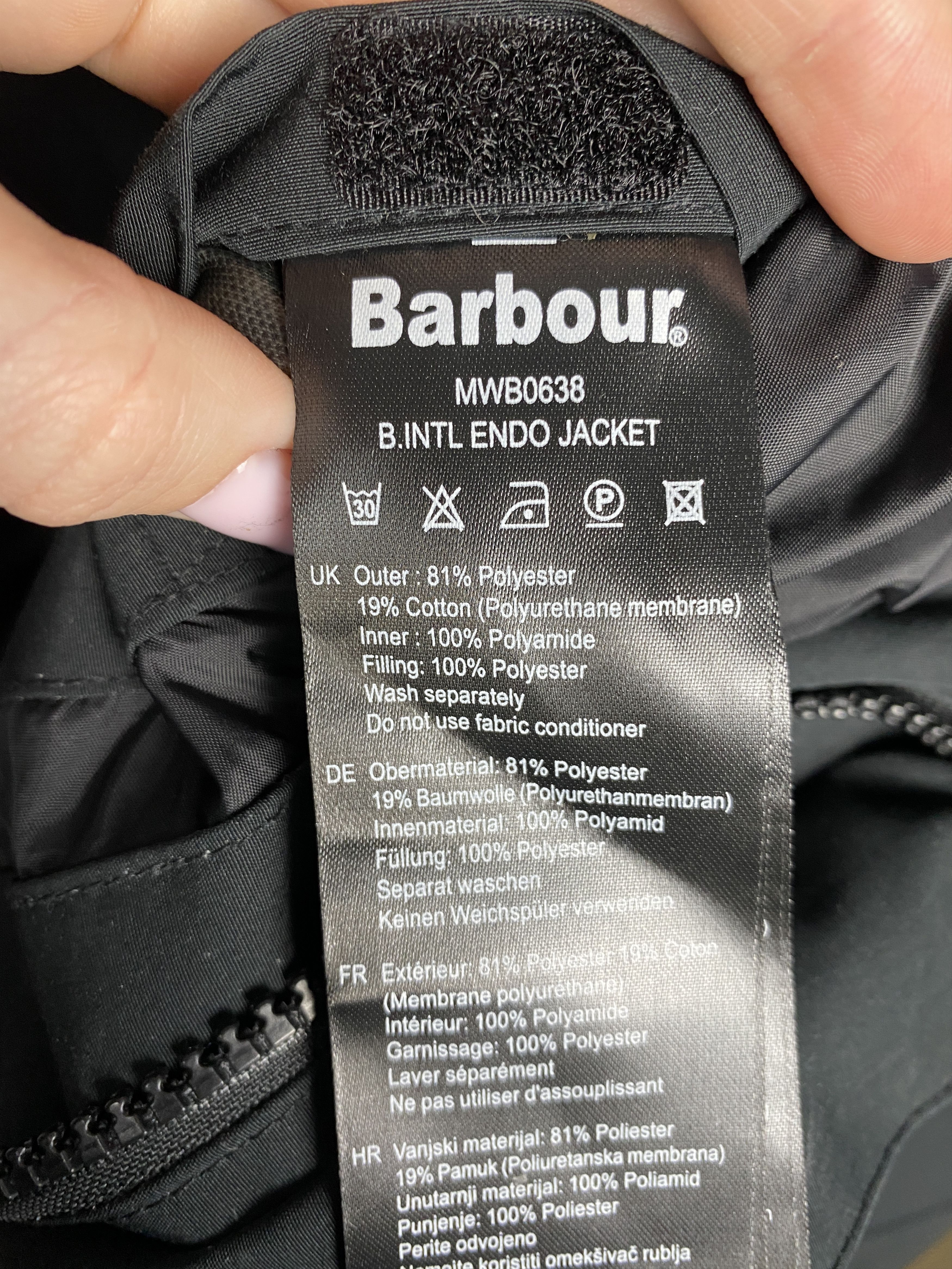 Barbour Barbour International Endo Mens Waterproof Jacket Size US XXL / EU 58 / 5 - 10 Thumbnail