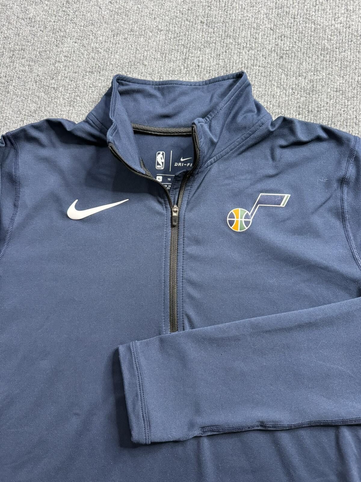 Nike Nike NBA Utah Jazz Dri-Fit 1/4 Zip Pullover Jacket XL Size US XL / EU 56 / 4 - 3 Thumbnail