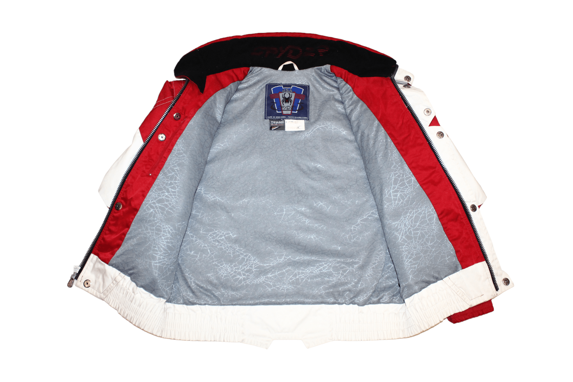 Spyder VTG🔥 Spyder USA Thinsulate 2in1 Ski Jacket removable sleeve Size US L / EU 52-54 / 3 - 9 Thumbnail