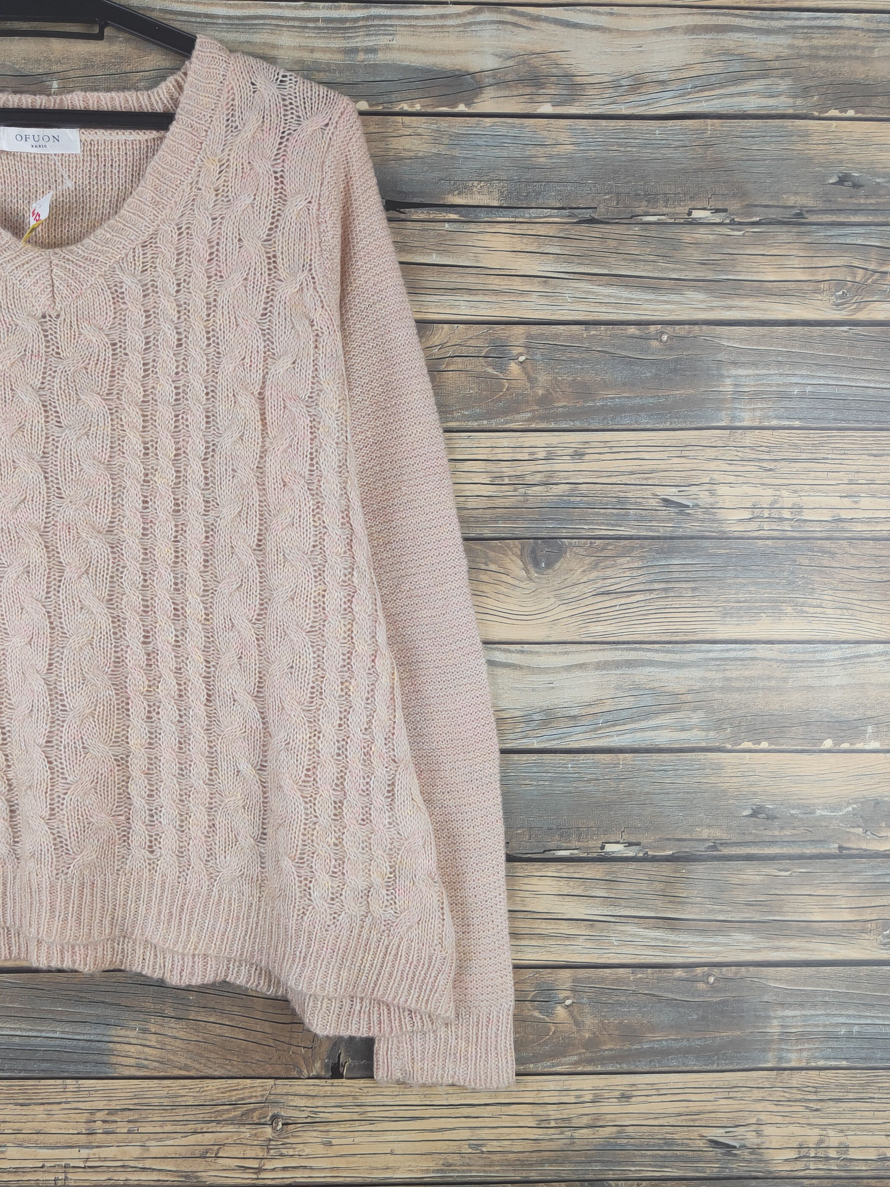 Vintage Ofuon Light Orange Knitwear Sweatshirts #W1204 Size XS / US 0-2 / IT 36-38 - 5 Thumbnail