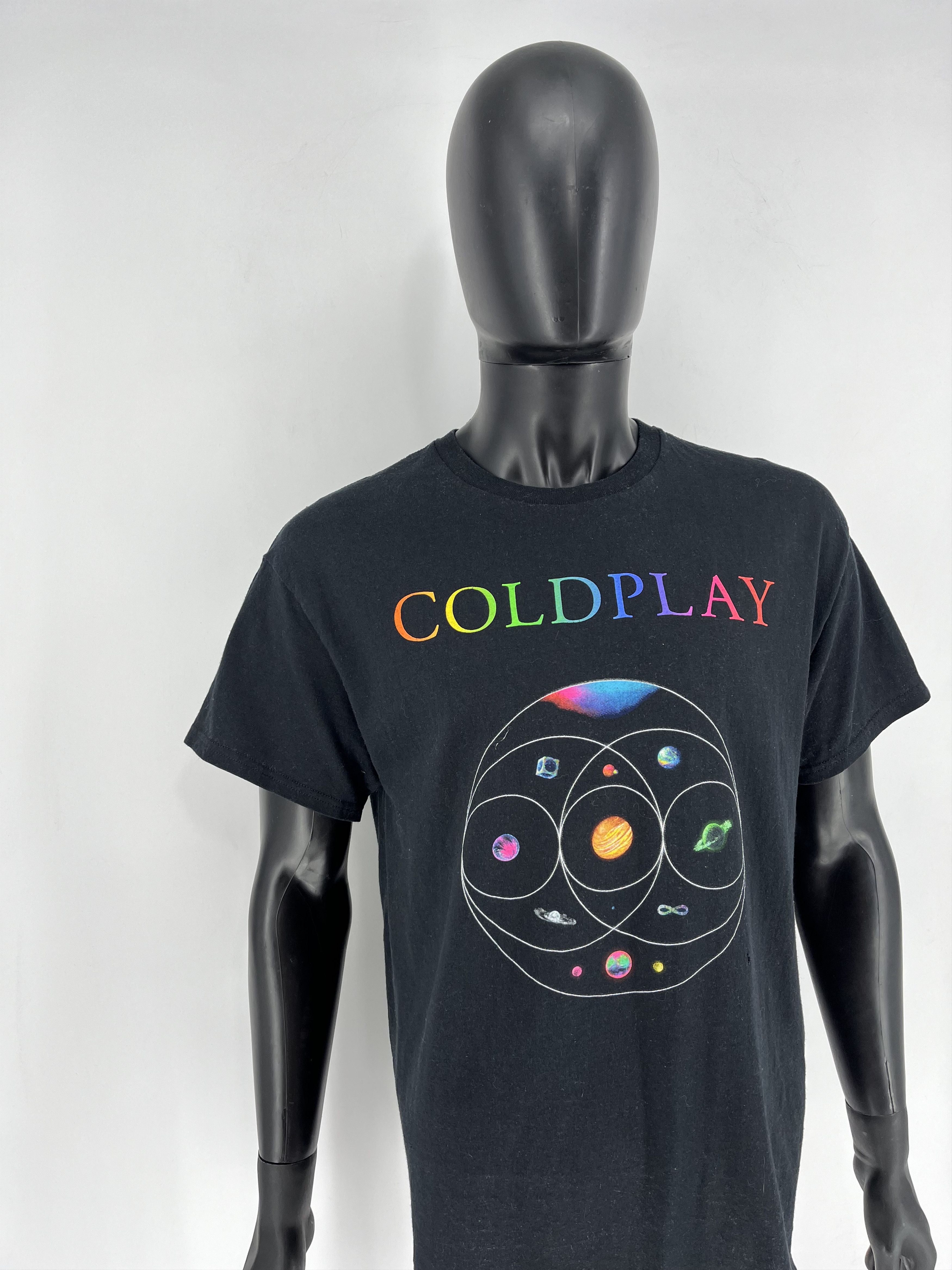 Band Tees × Vintage Vintage Y2K Coldplay MUSIC of the SPHERES World Tour 2022 Size US L / EU 52-54 / 3 - 3 Thumbnail