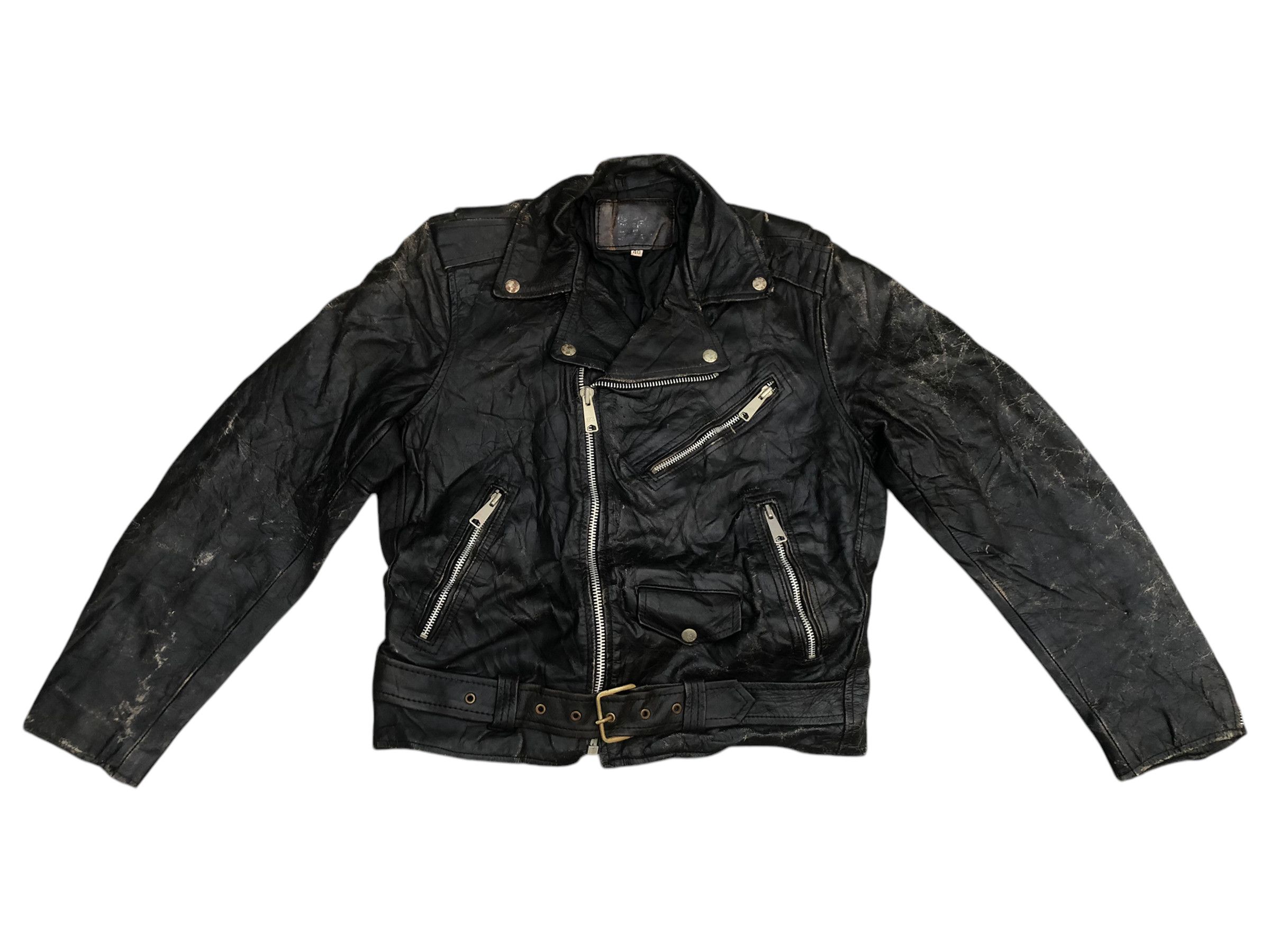 Harley Davidson Prime Parts by JUST BRASS INC USA Biker Leather Jacket Size US XXS / EU 40 - 2 Thumbnail