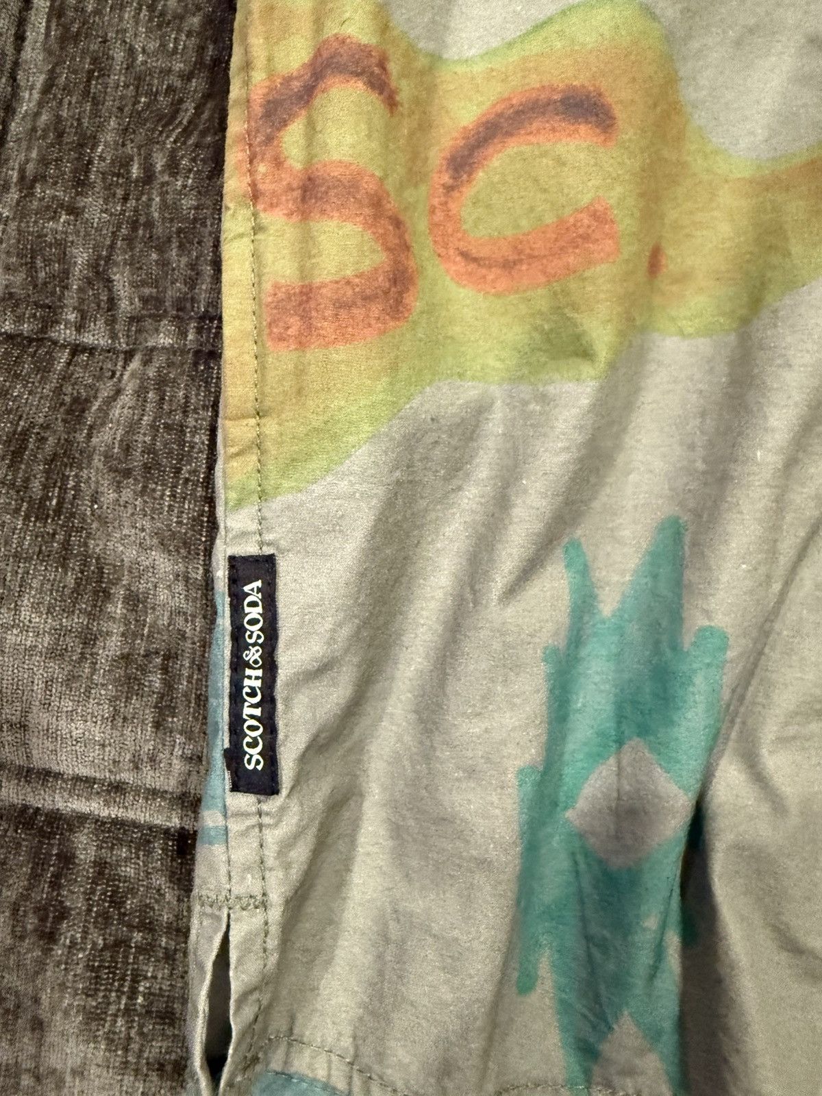 Scotch & Soda Scotch & Soda Amsterdam Printed Button-Down Shirt Size US XXL / EU 58 / 5 - 5 Thumbnail