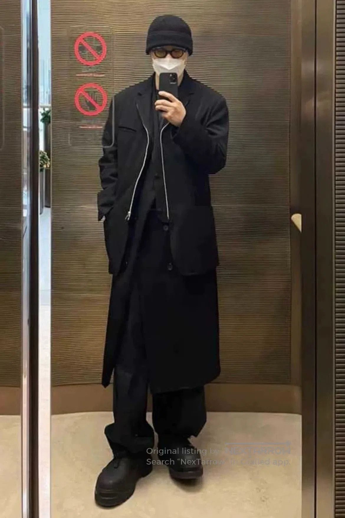 Yohji Yamamoto Yohji Yamamoto Black Zippered Blazer. Size US M / EU 48-50 / 2 - 6 Thumbnail