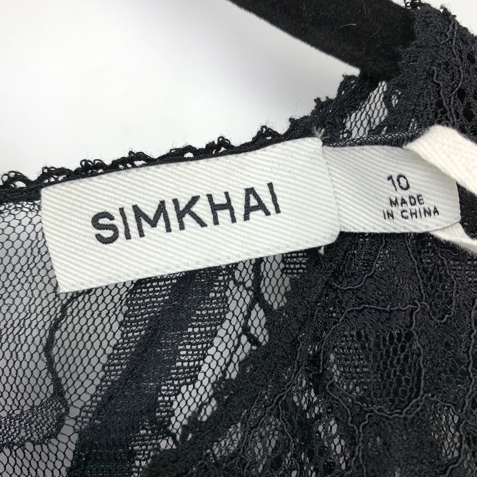 Jonathan Simkhai Simkhai Vea Lace Trim Open Back Gown Womens Size 10 NEW Size L / US 10 / IT 46 - 5 Thumbnail