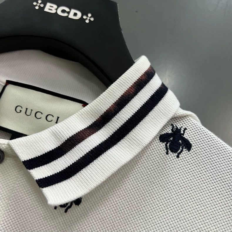 Gucci Gucci Little bee embroidered polo shirt 2503-Nextarrow Size US XS / EU 42 / 0 - 6 Thumbnail