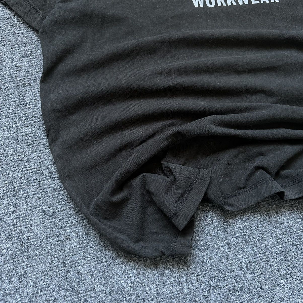 VTG Adult Snikers Work Wear T-shirts Big Logo Size L Trashed