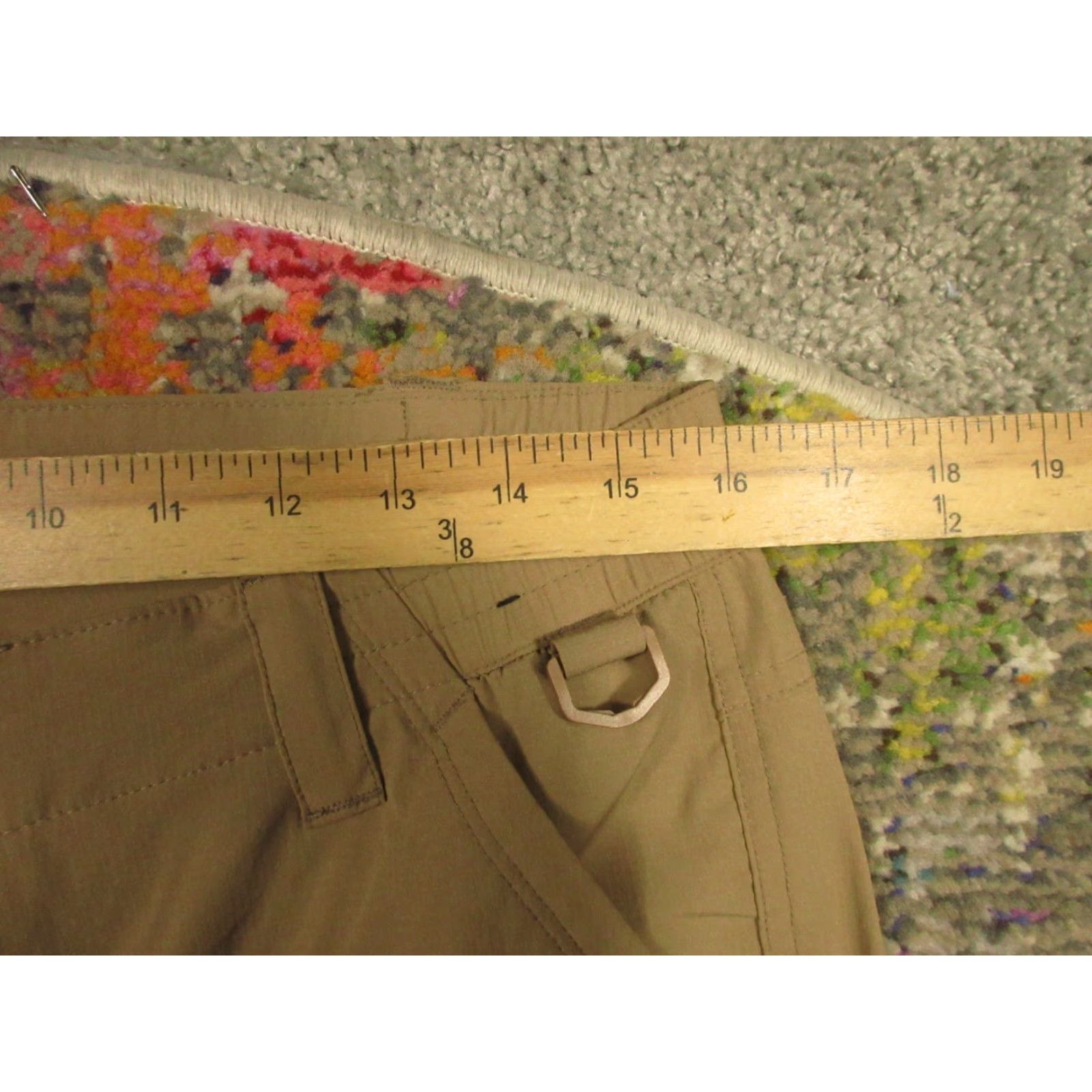 Vintage CQR Convertible Pants Mens 32x30 Nylon Spandex Cargo Straight Leg Brown Zip Off Pocket Breathable Lightweight Vintage: No Size US 32 / EU 48 - 6 Thumbnail