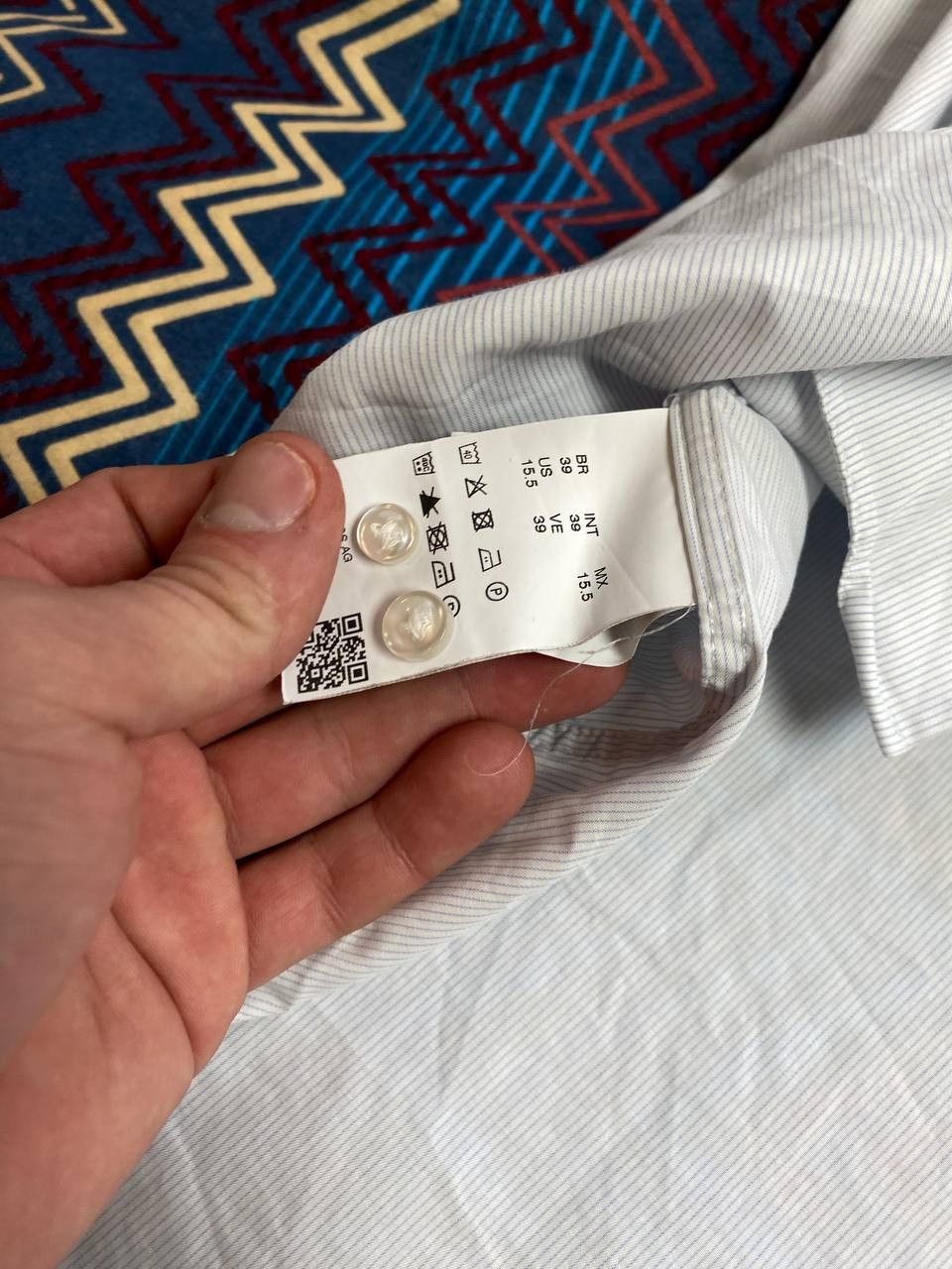Hugo Boss Vintage Y2K shirt striped Hugo Boss streetwear Size US M / EU 48-50 / 2 - 3 Thumbnail