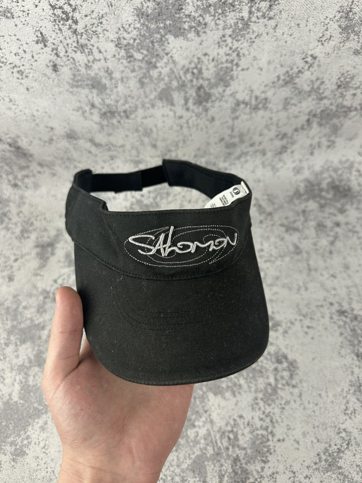 Salomon Y2K Salomon Black Embroidered Logo Visor Cap Size ONE SIZE - 1 Thumbnail