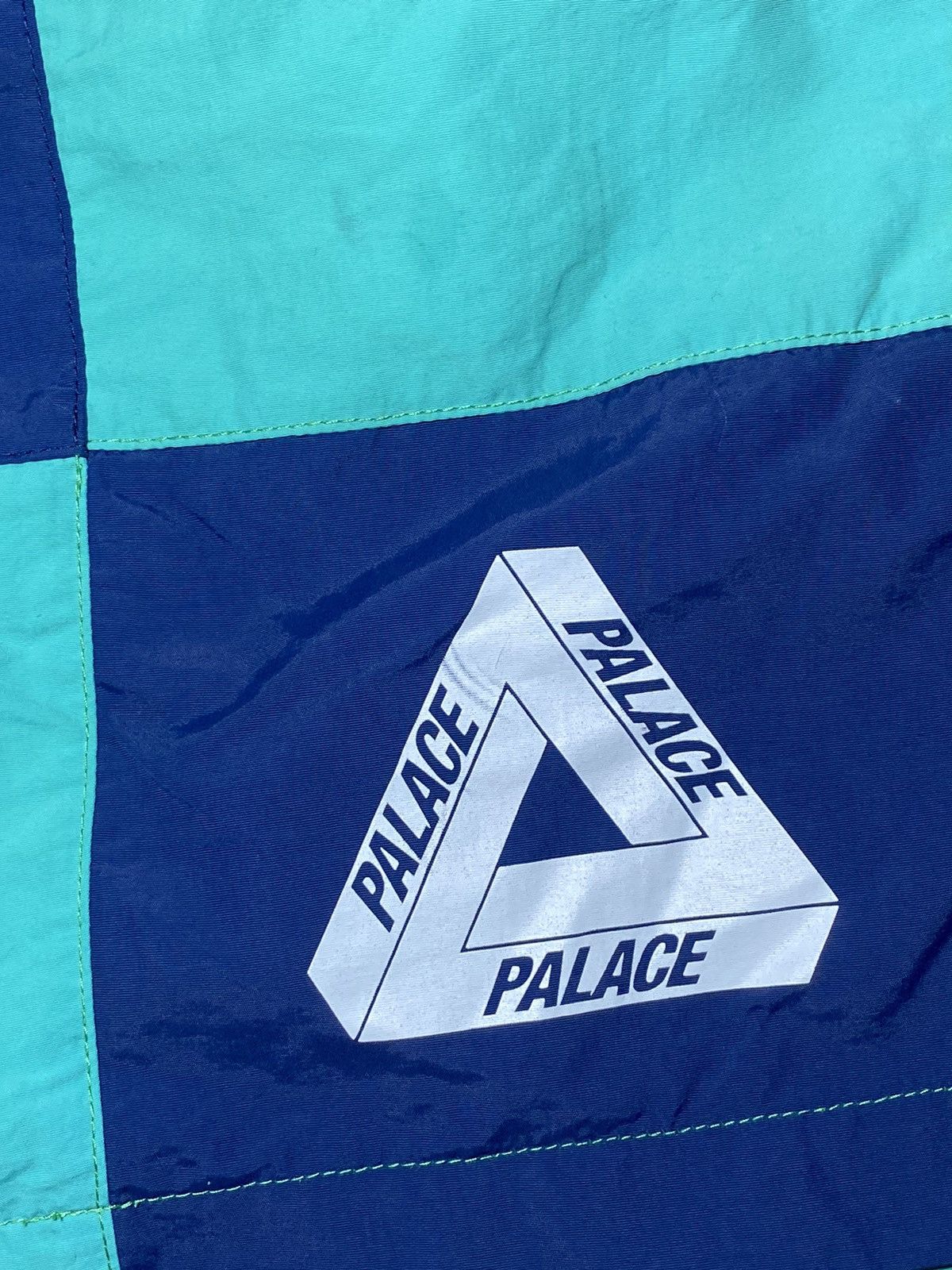 Palace Palace Green Checkered Swim Shorts Size US 32 / EU 48 - 2 Thumbnail