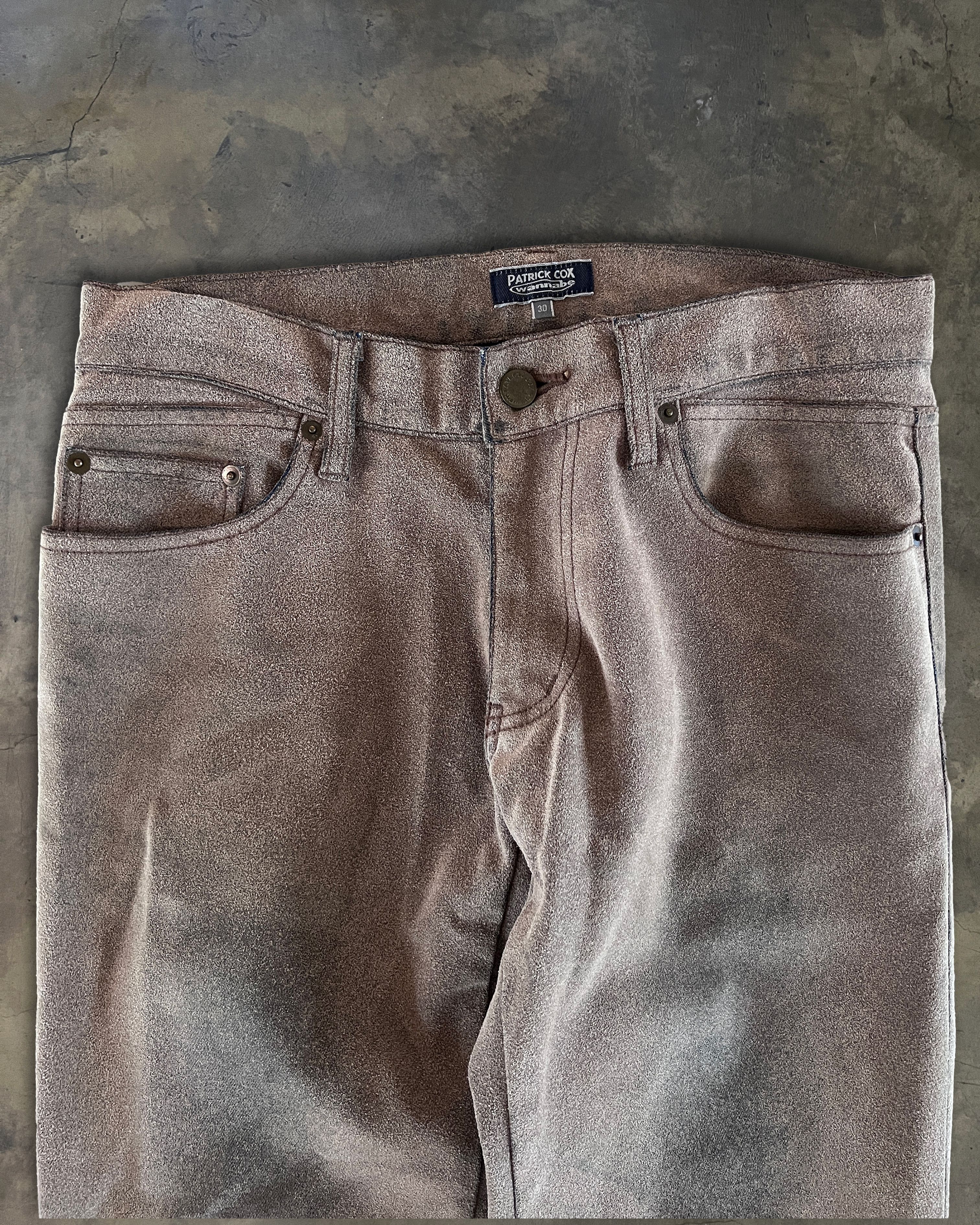 Patrick Cox PATRICK COX SUEDE TROUSERS Size US 30 / EU 46 - 2 Thumbnail