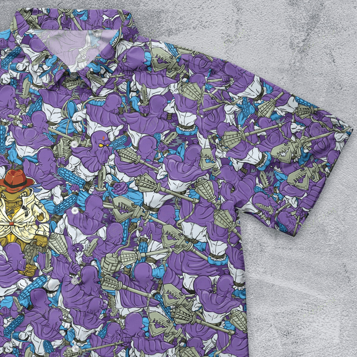 The Unbranded Brand Ninja Turtles Button Down Shirt Size US S / EU 44-46 / 1 - 1 Thumbnail