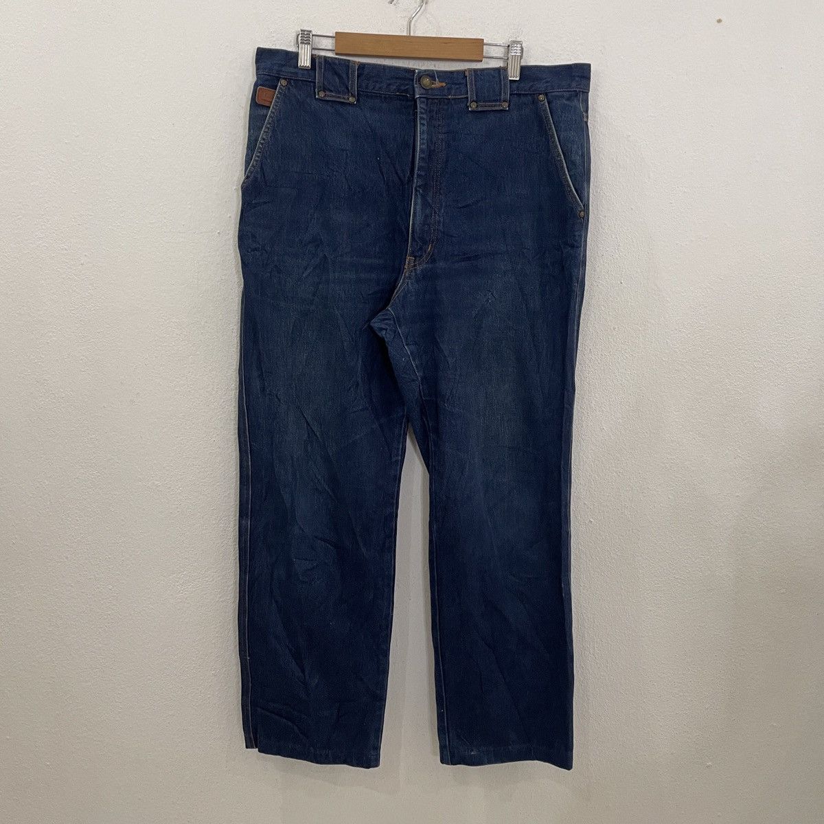 Lancel Vintage Lancel Spellout Logo Denim Jeans Size US 35 - 7 Thumbnail