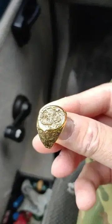 Jewelry × Ring Of Fire Double-Headed Eagle Ring Size ONE SIZE - 2 Thumbnail